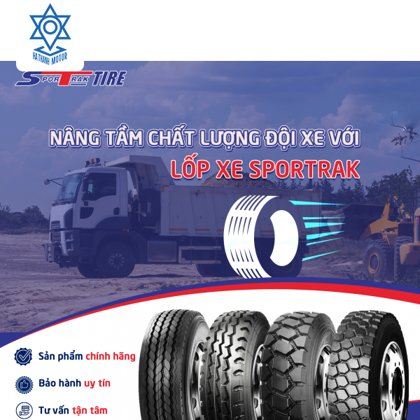 LỐP XE TẢI SPORTRAK - NÂNG TẦM CHẤT LƯỢNG ĐỘI XE